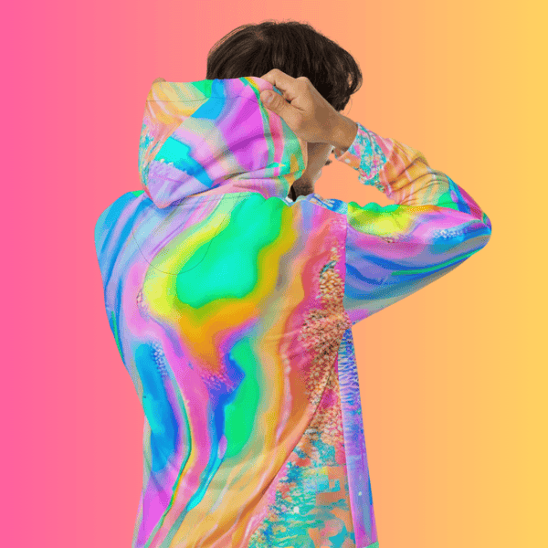 Eco-Conscious Unisex Zip Hoodie - Ideal for Music Festivals