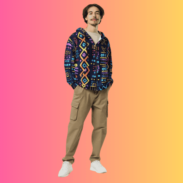 Sustainable Unisex Zip Hoodie for Music Festivals