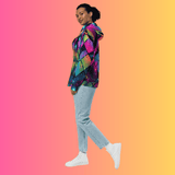 Eco-Friendly Unisex Zip Hoodie for Festivals and Raves
