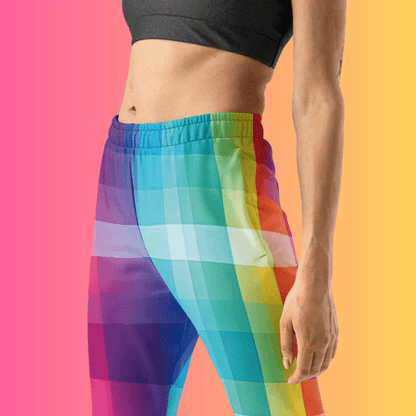 Psychedelic Trippy Rave Joggers for Women - Festival Ready