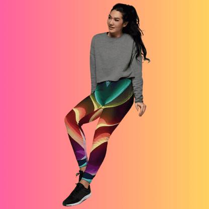 Eco-Friendly Vibrant Women's Festival Joggers for EDM Lovers