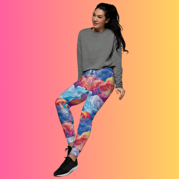Eco-Friendly Playful Women's Joggers for Festivals - EDMFestieGear.com