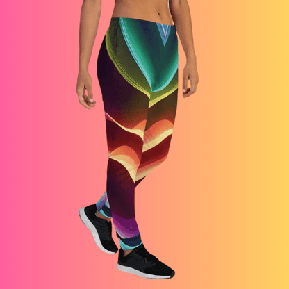 Eco-Friendly Vibrant Women's Festival Joggers for EDM Lovers
