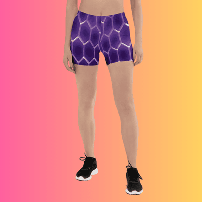 Bold and Colorful Abstract Festival Shorts for EDM Lovers