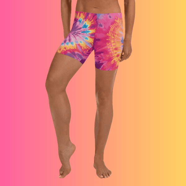 Vibrant Tie-Dye Rave Shorts for Ultimate Festival Vibes