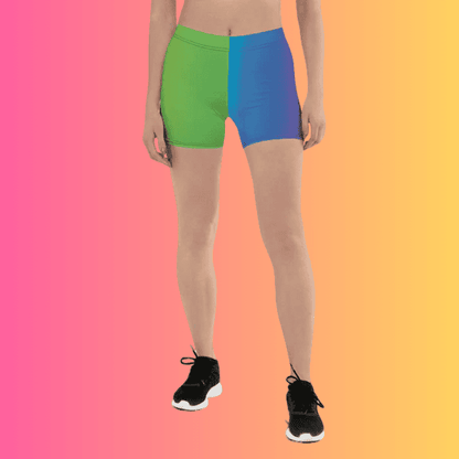 Vibrant Radiant Dance Shorts for Rave and Festival Adventures