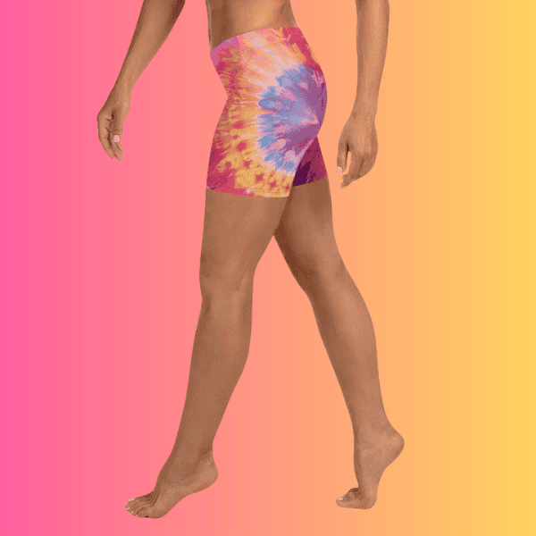 Vibrant Tie-Dye Rave Shorts for Ultimate Festival Vibes