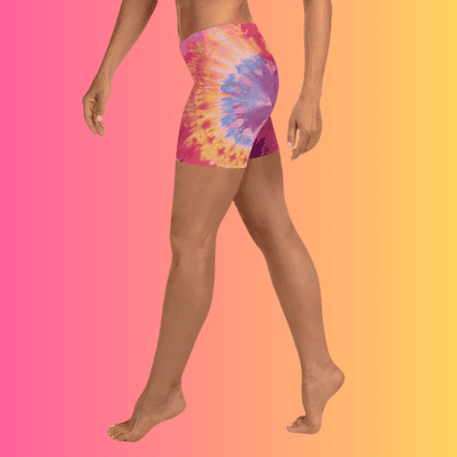 Vibrant Tie-Dye Rave Shorts for Ultimate Festival Vibes