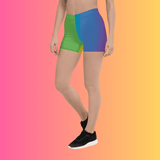 Vibrant Radiant Dance Shorts for Rave and Festival Adventures