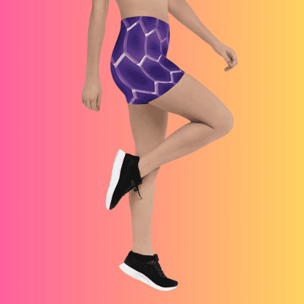 Bold and Colorful Abstract Festival Shorts for EDM Lovers