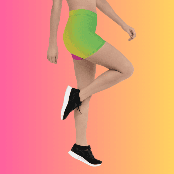 Vibrant Radiant Dance Shorts for Rave and Festival Adventures