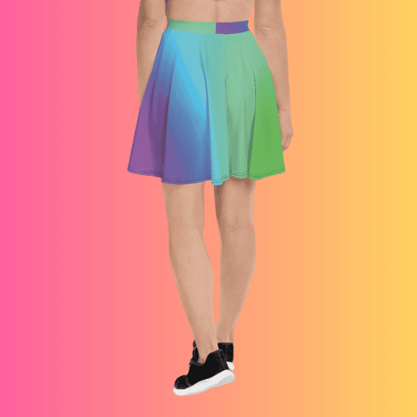 Vibrant Radiant Skater Skirt - Your Ultimate Festival Essential for EDM Raves
