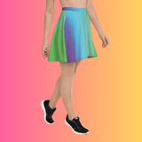 Vibrant Radiant Skater Skirt - Your Ultimate Festival Essential for EDM Raves