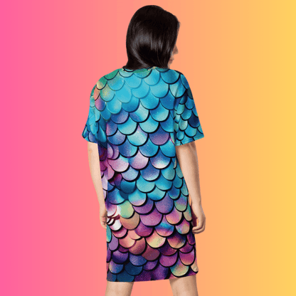 Chic & Playful T-Shirt Dress for Festivals and Street Style