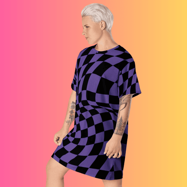 Custom Versatile Festival T-Shirt Dress for EDM Vibes