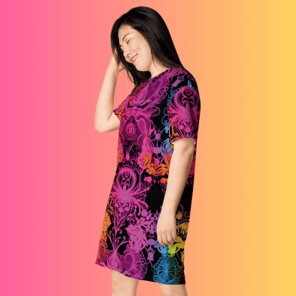 Chill Vibes T-Shirt Dress for Festivals and Everyday Adventures