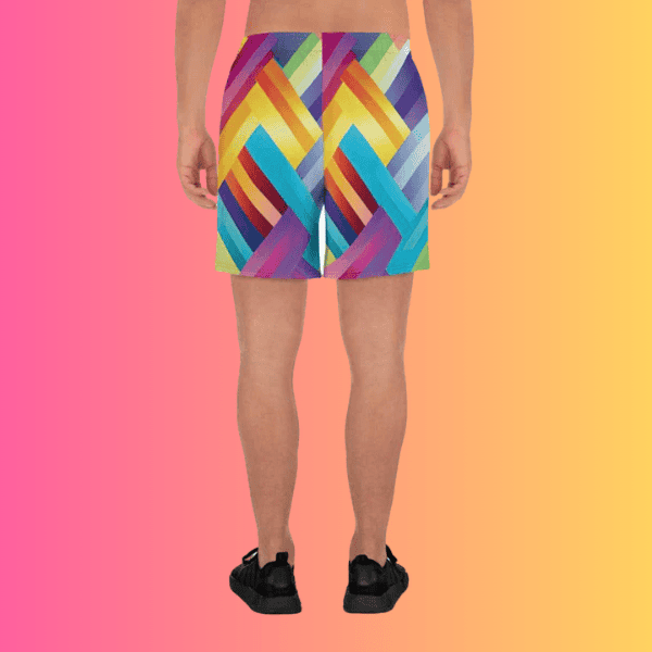 Psychedelic Trippy Long Shorts for Raves and Festivals – Unleash Your Festival Vibe