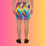 Psychedelic Trippy Long Shorts for Raves and Festivals – Unleash Your Festival Vibe