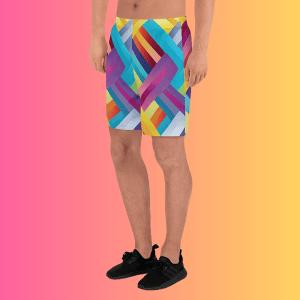 Psychedelic Trippy Long Shorts for Raves and Festivals – Unleash Your Festival Vibe
