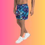 All-Over Print Unisex Athletic Long Shorts for Festivals and Raves