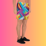 Psychedelic Trippy Long Shorts for Raves and Festivals – Unleash Your Festival Vibe