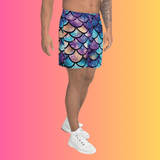 All-Over Print Unisex Athletic Long Shorts for Festivals and Raves