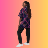 Festival-Ready Plaid Button-Up Shirt for Raves