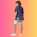 Psychedelic Universe Festival Button-Up Shirt