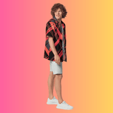 Vibrant Plaid Button-Up Shirt for Festivals & Raves