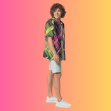 Vibrant Plaid Festival Button-Up Shirt