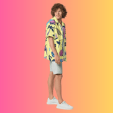 Custom Retro Button Shirt - Ultimate Festival Gear for Raves and EDM Events