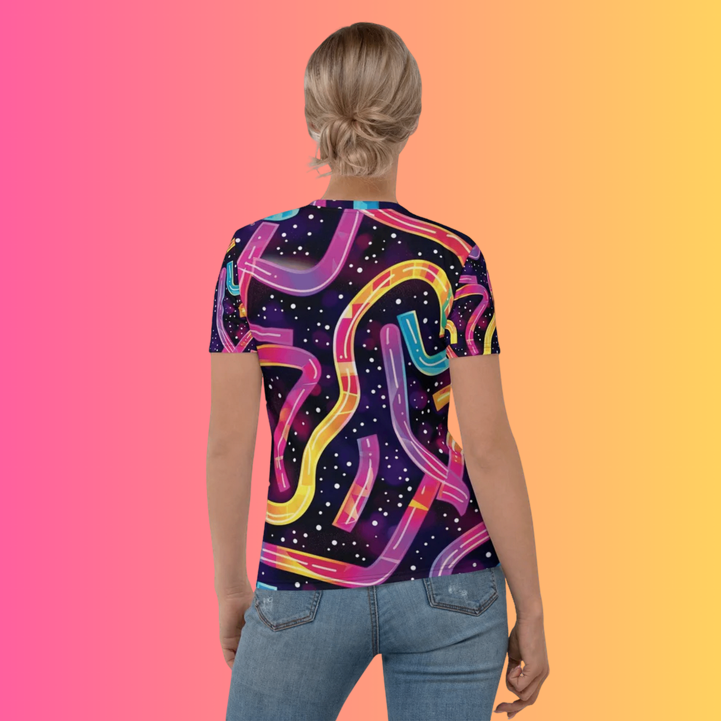 Abstract Festival Women's T-shirt - Rave Ready - EDMFestieGear.com
