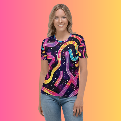Abstract Festival Women's T-shirt - Rave Ready - EDMFestieGear.com