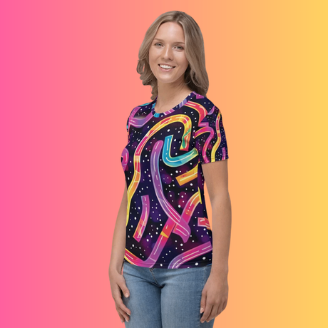Abstract Festival Women's T-shirt - Rave Ready - EDMFestieGear.com
