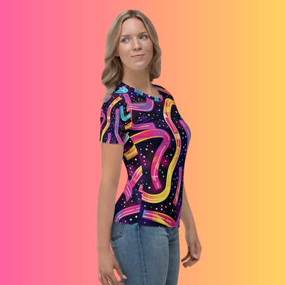 Abstract Festival Women's T-shirt - Rave Ready - EDMFestieGear.com