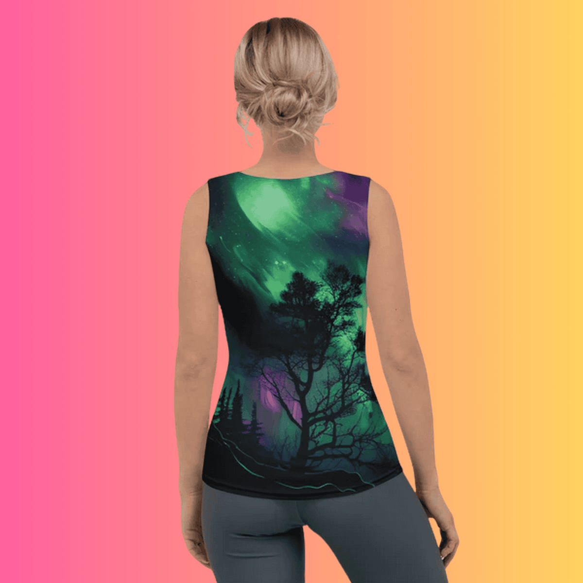 Northern Light Rave Tank Top - Perfect for Festivals and Raves!