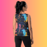 Festival Vibes Paint Splash Tank Top