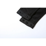 Gothic Techwear Hollow-Out Bodysuit