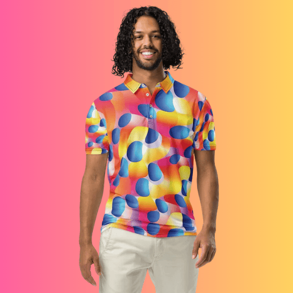 Abstract Polo - Your Essential Festival and Streetwear Item