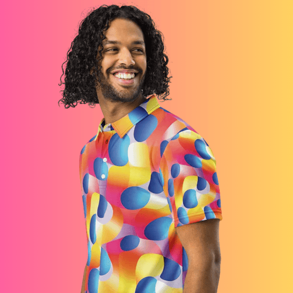 Abstract Polo - Your Essential Festival and Streetwear Item