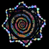 Mougee Spark Flow Star - AIR 28" MIDWAY 24" MINI 21" MICRO 13" - Rechargeable Multi-Colored LED Lights - 3 Modes