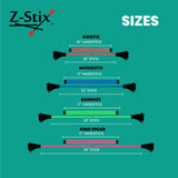Z-Stix Hand Made Professional Flower Sticks-Devil Sticks- Neon Series