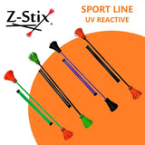 Z-Stix  Premium Flower Sticks-Devil Sticks- Beginner Friendly - UV Reactive Sport Line